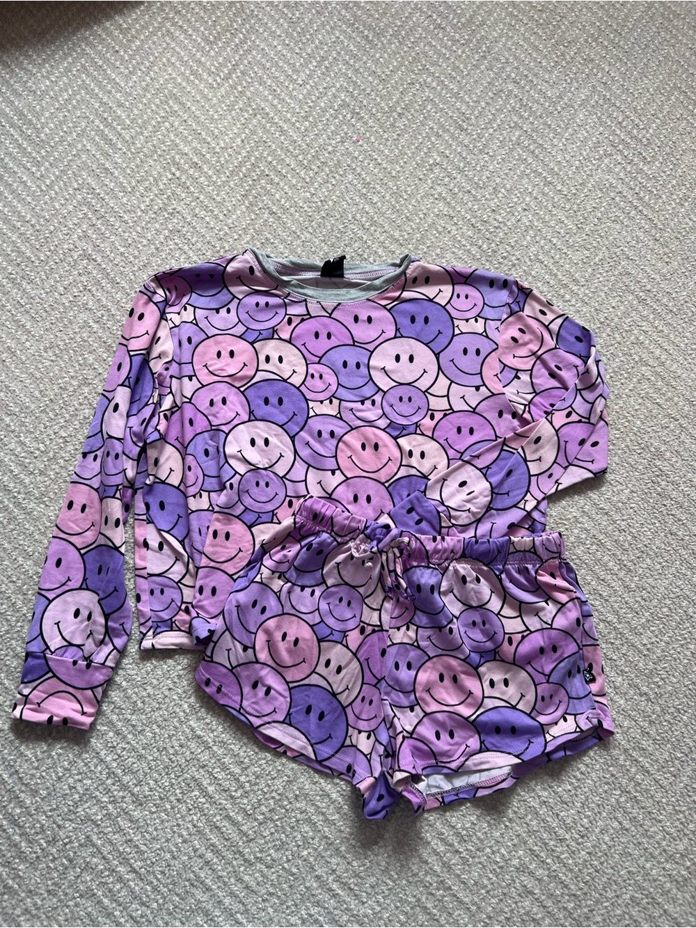 Pixie Lane Smiley Face Pajamas 9/10